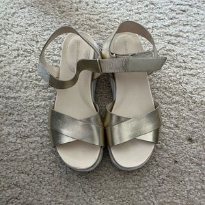 💛 Cole haan zerogrand gold sandal size 6